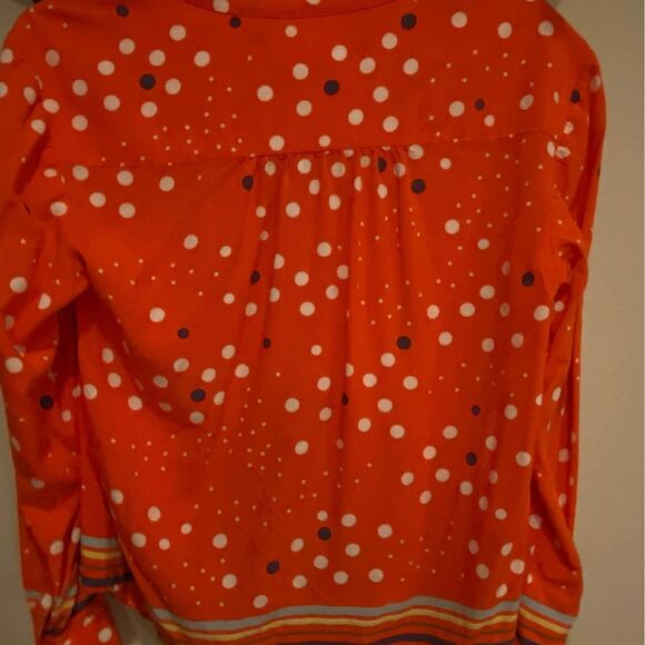 Maeve Anthropologie Elan Scarf Tie Blouse size 6 - Picture 3 of 3